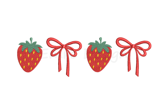 Coquette Strawberry Embroidery Review