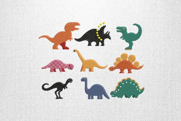 Cute Dinosaur Embroidery Design Set Review