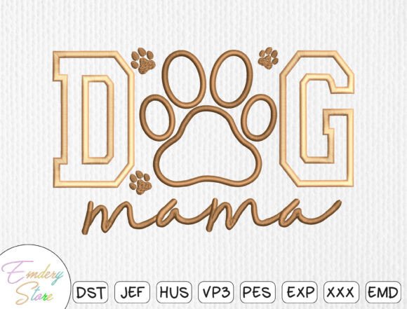 Dog Mama Embroidery Design Review