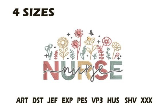 Floral Nurse Embroidery Design Review
