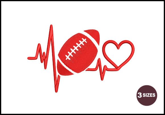Heartbeat Football Embroidery Review