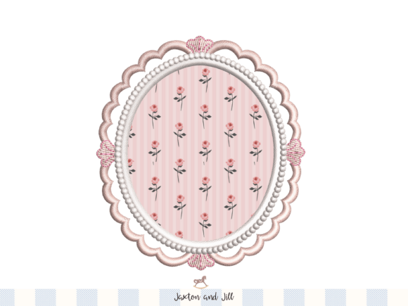 Oval Applique Embroidery Frame Design Review