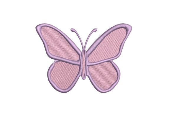 Pink and Lavender Butterfly Embroidery Design Review