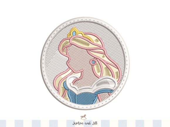 Princess Embroidery Patch Fairy Tale