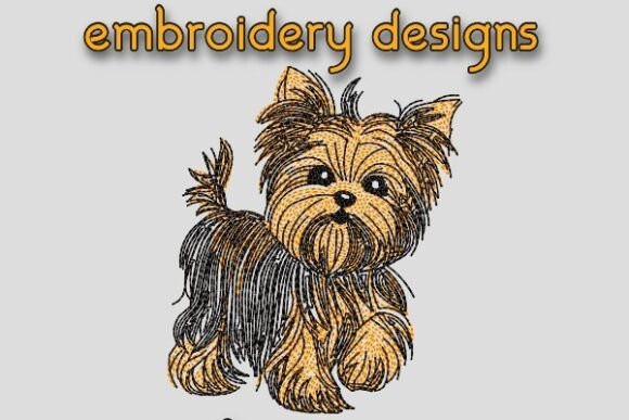 Small Yorkshire Terrier Embroidery Review