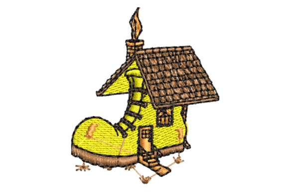 Whimsical House-Shaped Shoe Embroidery Review