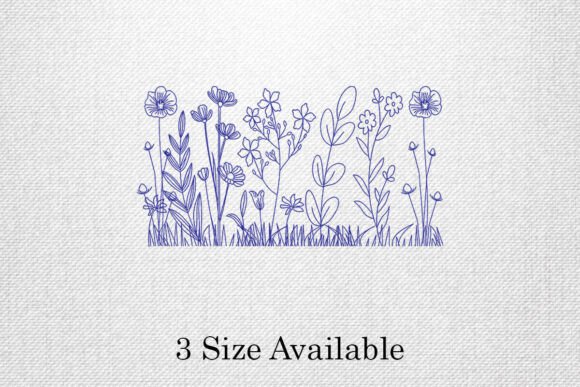 Wildflower Line Art Border Embroidery Review