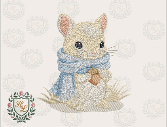 Winter Mouse Embroidery Files Review