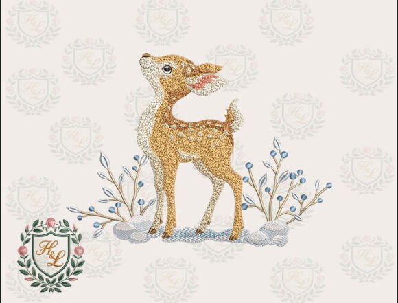 Woodland Fawn Embroidery Files Review